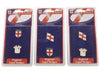 PMS two-pack England enamel metal supporter lapel badges