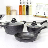 Blackmoor three-piece non-stick pan set