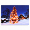 The Christmas Workshop LED winter snow tree canvas 60 x 40cm