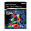 The Christmas Workshop Multi Coloured LED Window Light Christmas Tree