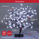 The Christmas Workshop white LED blossom tree display