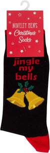 Men's Jingle My Bells novelty Christmas socks multipack