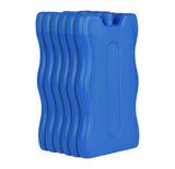 Six-pack reusable freezer ice blocks for cool bags and lunch boxes
