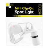 Benross white mini clip-on B22 spot light
