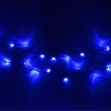 The Christmas Workshop blue LED chaser lights with remote control, 200 LEDs