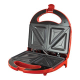 Quest red 750W 2-slice sandwich toastie maker