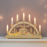 The Christmas Workshop 70780 wooden LED candle bridge