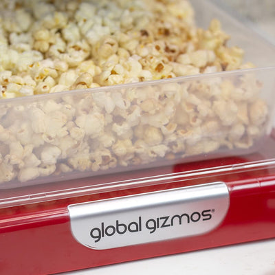 Global Gizmos Giant Cinema Style Popcorn Maker / Extra Large Capacity / Movie Nights, Sleepovers, Kids Parties