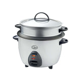 Quest 1L 400W white rice cooker and steamer