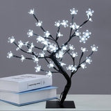 45cm white LED cherry blossom tree – 48 lights