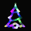 The Christmas Workshop Multi Coloured LED Window Light Christmas Tree