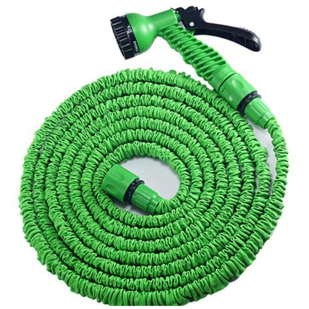 MyGarden 50ft expandable garden hose with 7-pattern spray nozzle