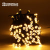 The Christmas Workshop 70670 100 Warm White LED Chaser Christmas Lights / Indoor or Outdoor Fairy Lights / 6.9 Metres / 8 Light Modes / Great For Christmas, Weddings & Gardens