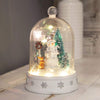 LIGHT UP SNOWMAN STREETLAMP WITH CLOCHE