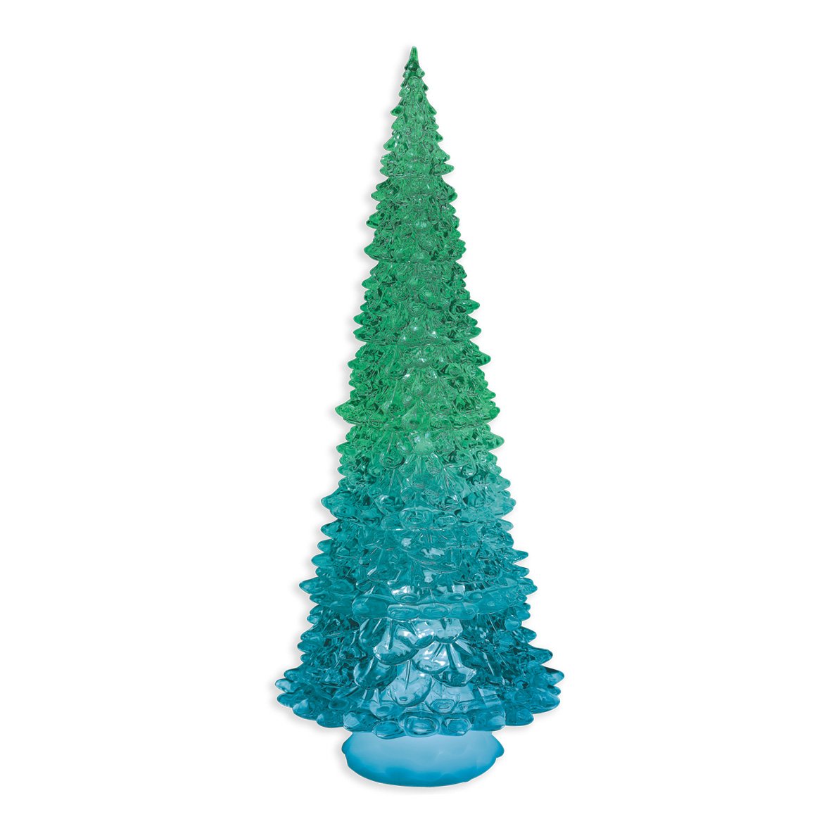 44cm colour-changing LED acrylic Christmas tree