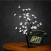 Christmas Workshop 45 cm Cherry Tree with 48 LED's Light, for Holiday Party Wedding Anniversary Home Decor