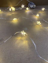 Battery flower fairy lights for decorative displays
