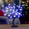 The Christmas Workshop 45 cm 48 LED Blossom Tree, Blue/ White