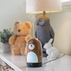 Airome Teddy Bear Medium Kid/Youth/Baby Nursery Glass Essential Oil Diffuser|100 mL Humidifying Ultrasonic Aromatherapy Diffuser 8 Colorful LED Lights, Auto Shut-Off, Brown