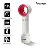 MyGarden USB rechargeable bladeless fan – white and red