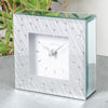 Hestia Glass Mantel Clock.,