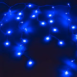 240 bright blue LED snowing icicle Christmas lights – 4.7m