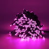 100 pink LED chaser Christmas lights – 6.9m