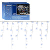 Christmas Workshop 480 LED Bright Blue, brilliant white Snowing icicles, Indoor and Outdoor, lights ~ Christmas, Weddings & Gardens ~ 87870