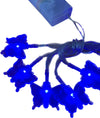 10 Blue LED Butterfly String Lights Battery Operated