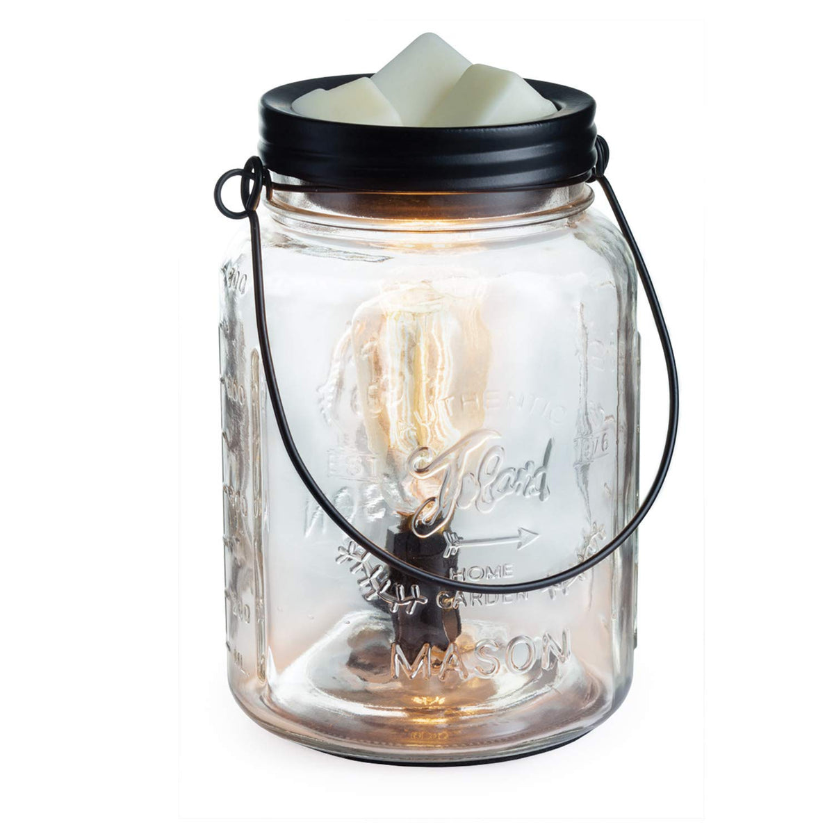 Candle Warmers Etc. clear Mason Jar bulb fragrance warmer