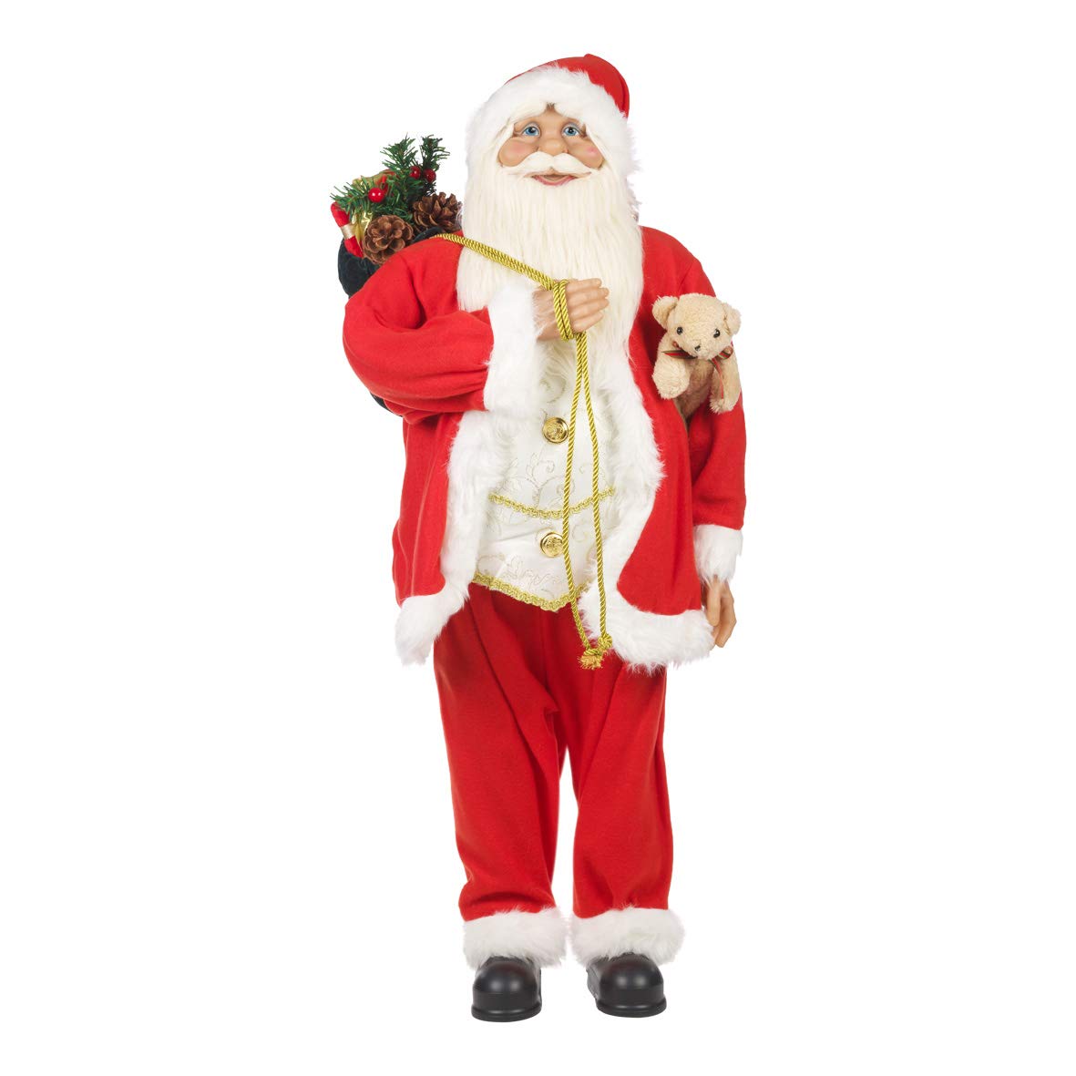 90cm traditional standing Santa Claus Christmas figure