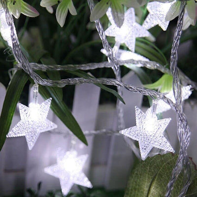 30 Battery Operated Star Lights Cool White