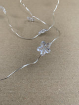 Two metre warm white flower fairy light string