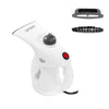 Quest 42140 800W Portable Garment & Fabric Steamer / Use on Clothes, Furniture, Bedding, Curtains & Carpets / Transparent 200ml Water Gauge / Auto Cut-Off