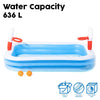 Bestway Family Paddling Pool Inflatable Swimming Pool with Basketball Game, Above Ground Pool For Kids and Adults, Outdoor Garden Pool