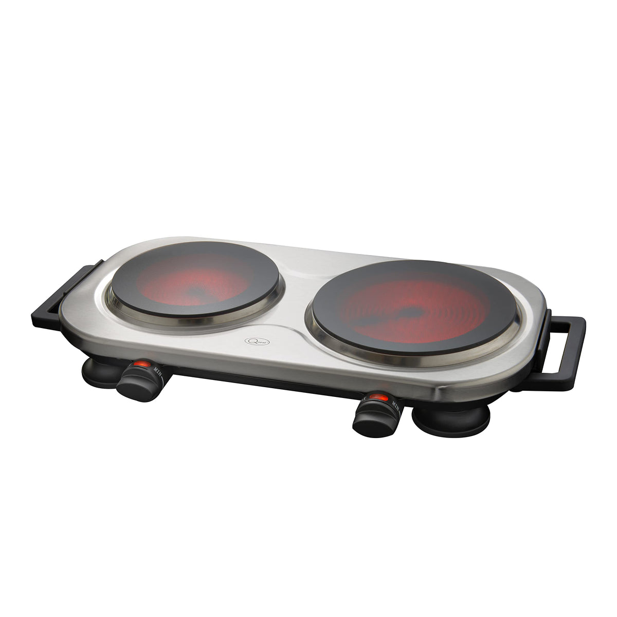 Quest double ceramic infrared hot plate twin hob