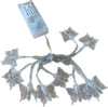 10 Blue LED Butterfly String Lights Battery Operated