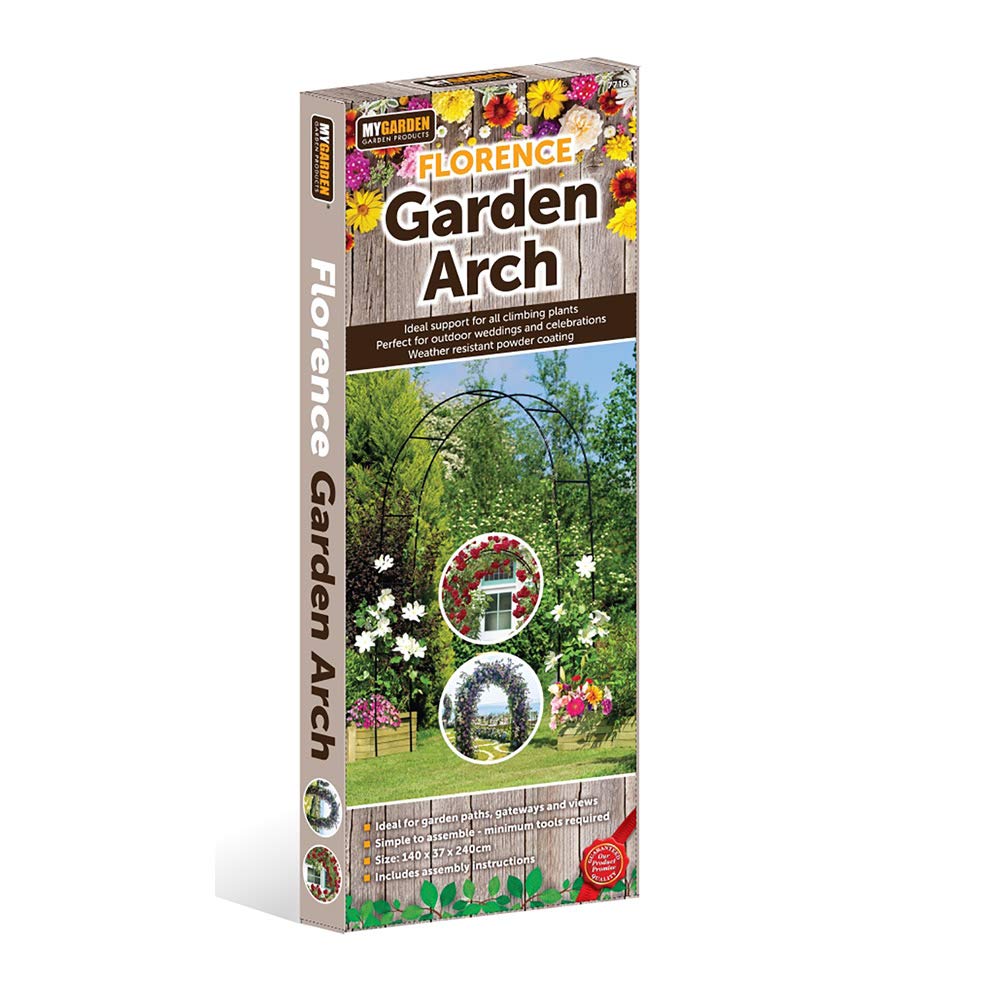 MyGarden Florence steel garden arch – 240cm