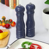 Blackmoor 68069 Manual Salt and Pepper Grinder Set/Classic Wooden Design with Ceramic Grinding Core/Adjustable Coarseness/Navy Blue Colour