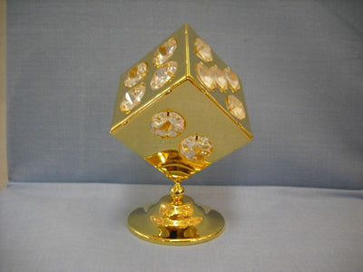 HARTES Swarovski Crystal Spinning Dice