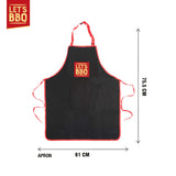 Let's BBQ 12-piece stainless steel barbecue tool set with carry bag