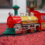 Animated Christmas elf train set with 4m track