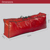 The Christmas Workshop Decoration and Christmas Tree Storage Bags/Moisture and Dust Proof/Large Capacity with Zipper/Transport and Store Ornaments (Christmas Tree Storage Bag)