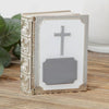 Widdop Bible-shaped velvet-lined trinket keepsake box