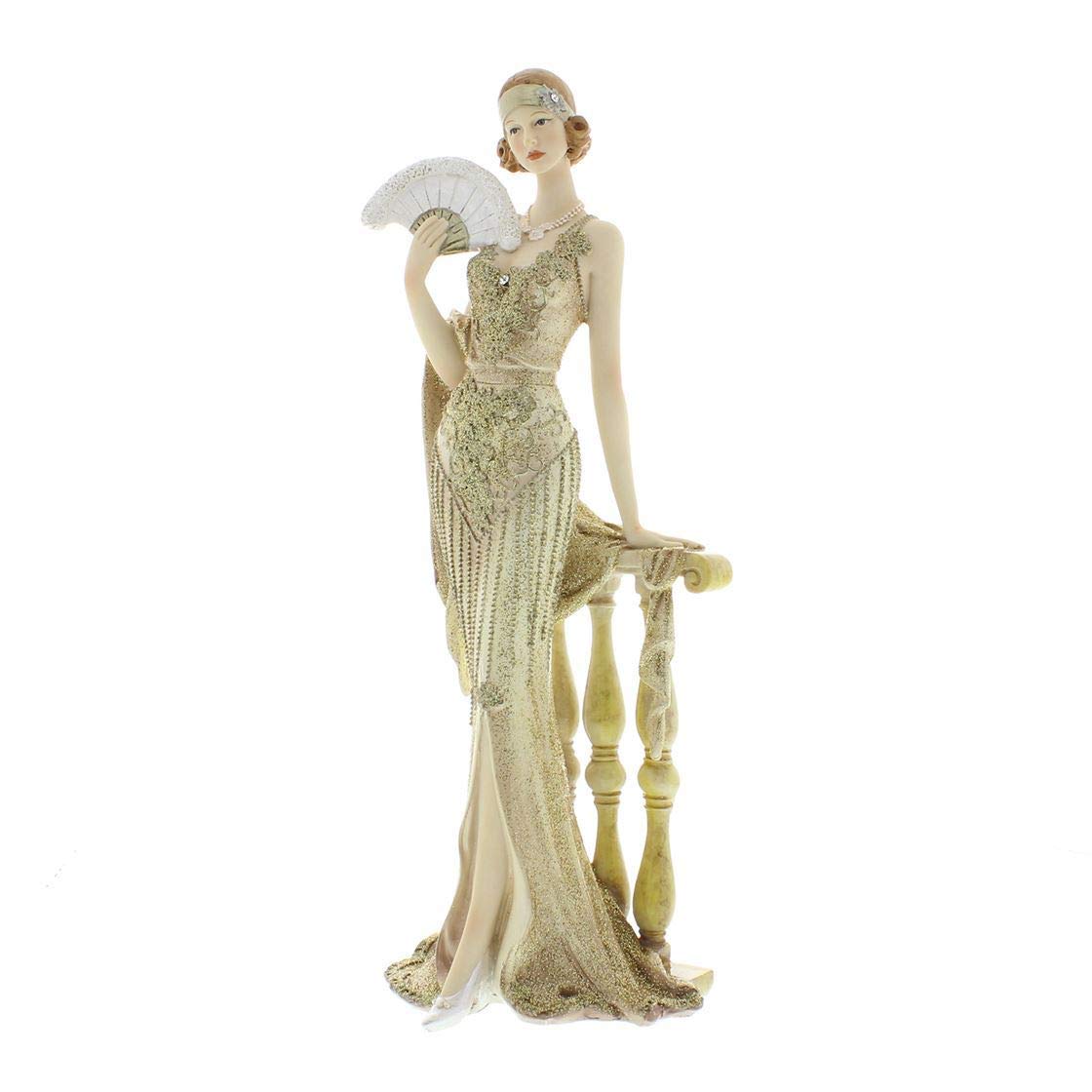 Juliana Broadway Belles Octavia gold glitter figurine