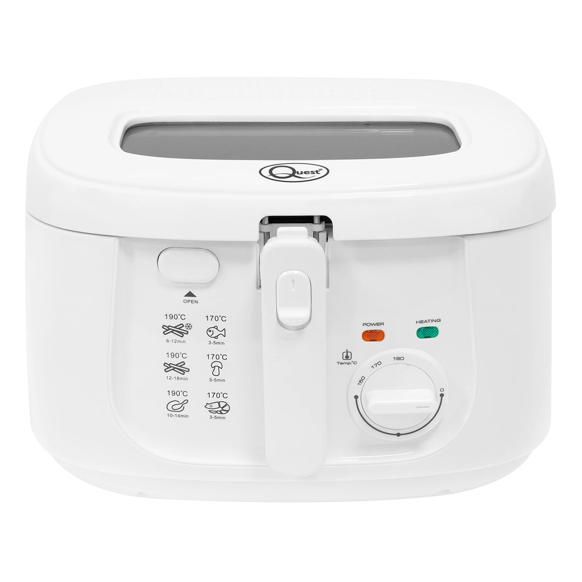 Quest white 2.5L 1800W deep fryer