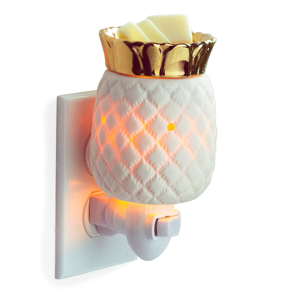 Candle Warmers Etc. Pineapple plug-in wax melt fragrance warmer
