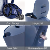 Quest navy blue 1.7L electric kettle