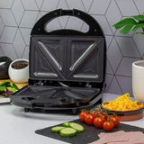 Quest black 750W 2-slice sandwich toastie maker