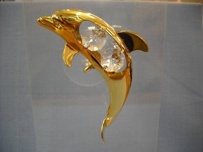HARTES 24k GOLD PLATED DOLPHIN (suncatcher)